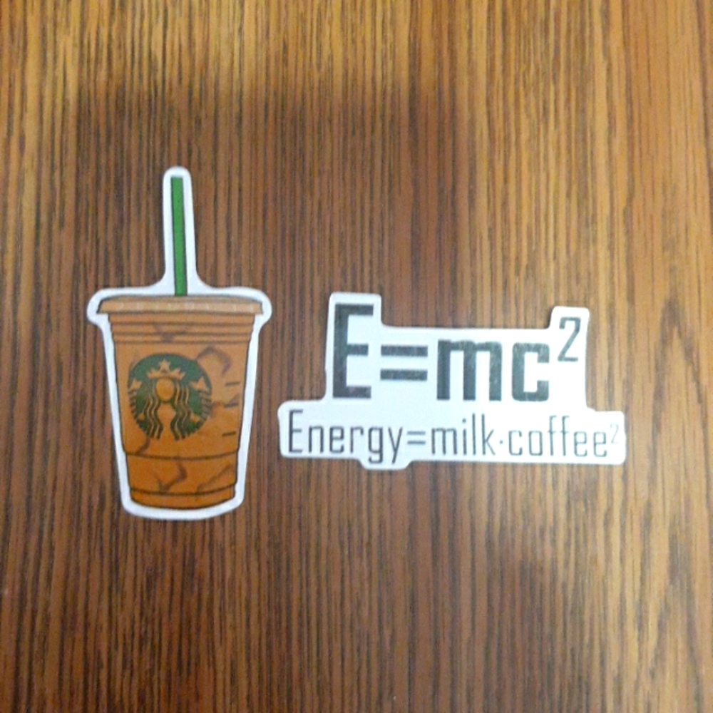 Coffee stickers